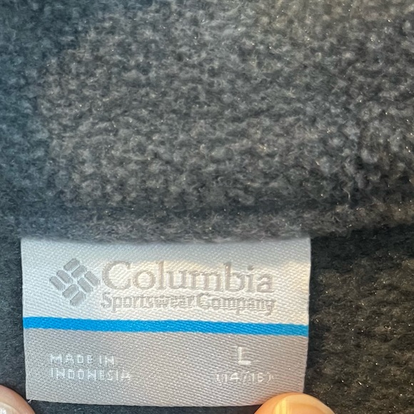 Columbia Kid's Gray Full Zip Fleece Jacket - Picture 8 of 8